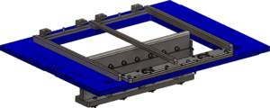 Y table for plastic connectors